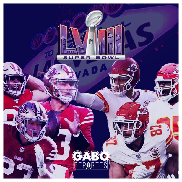 NFL Super Bowl LVIII San Francisco 49ers vs Kansas City Chiefs